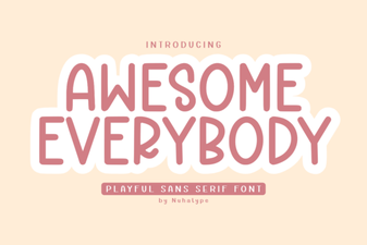Awesome Everybody Font: Design Projects & Ideas