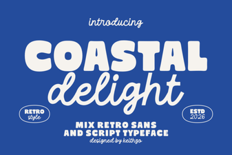 A Font for Seaside Designs & Websites