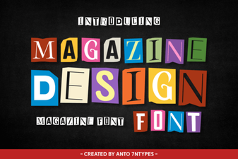 Font Selection & Layout Ideas for Magazine Design