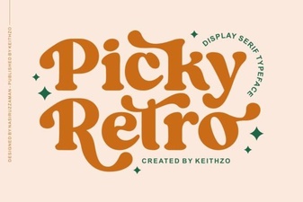 Creative Projects Using Picky Retro Fonts