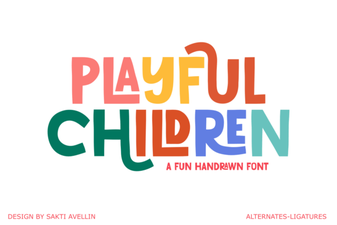 Fonts That Spark Joy for Children's Projects